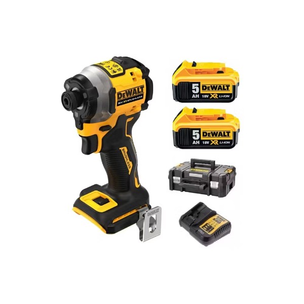 Dewalt DCF850P2T-QW 18V 5.0Ah Kömürsüz Darbeli Tornavida